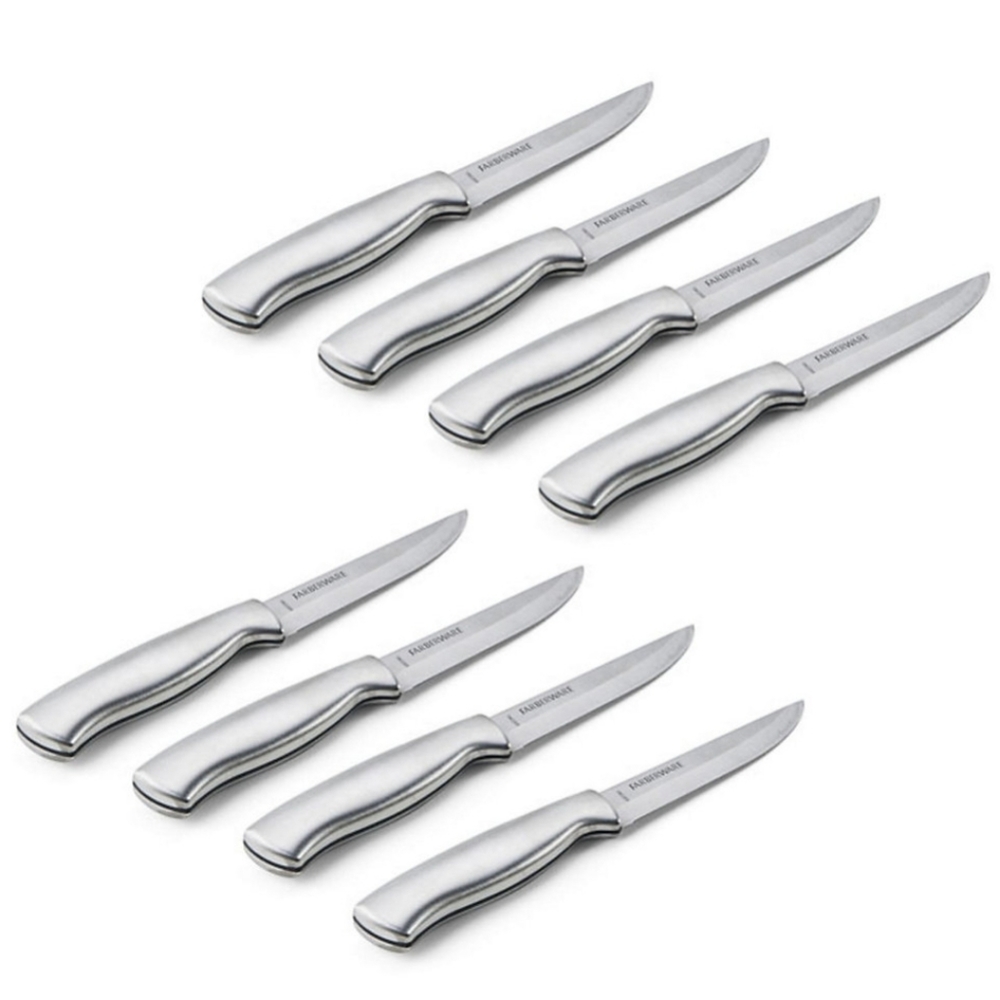 Farberware Stainless Steel 8 Piece Steak Knife Set